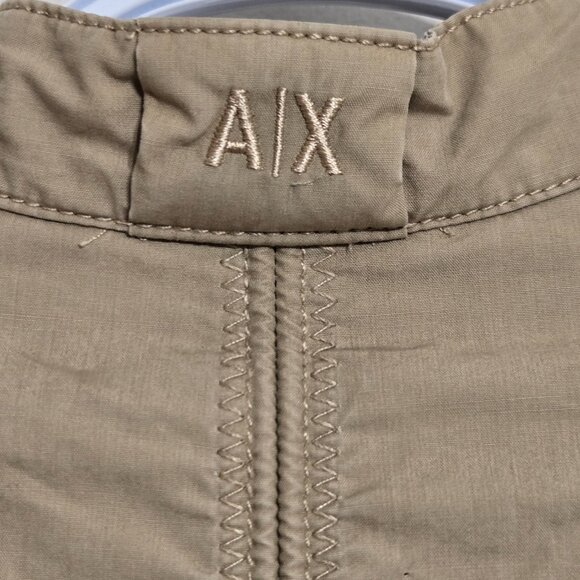 Women's A/X Armani Exchange Cotton Beige Sport Full Zip Blazer Jacket in size S - Picture 7 of 15